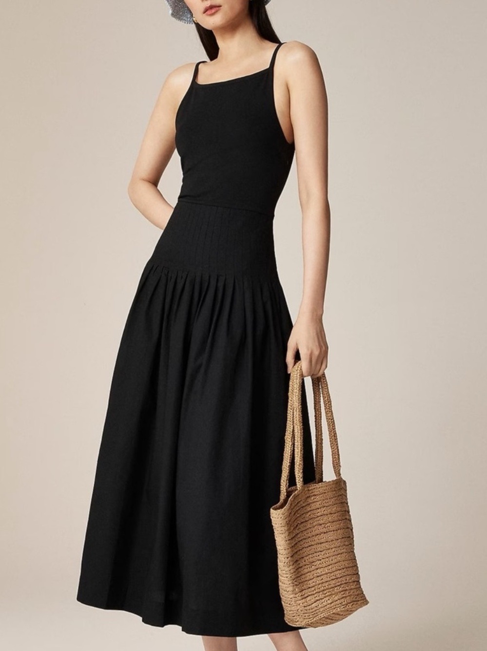 J.Crew Pintuck Mixy Dress
